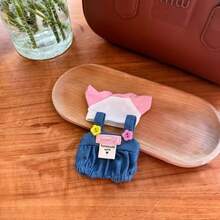 [Clothes Only] New 17cm Changeable Outfit For Labubu, Raglan Sleeve Overalls Set For Labubu - Multicolor - View 5