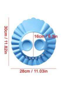 1 Wodoodporny czepek do mycia włosów EVA dla dzieci, miękki materiał, wodoodporny i regulowany, odpowiedni zarówno dla chłopców, jak i dziewcząt, nadaje się do codziennej kąpieli, strzyżenia i ochrony przed słońcem