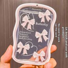 1pc Bow Photo Holder - Safely Hold Multiple Cards, Ideal Kpop Idol Photo Card, Multi-Functional Design Credit Card, Public Transportation Card, Student Card, Etc.! Return To School,School Supplies,Back To School