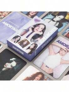 55张/92张/30张 Kpop (Vicky)/SKZ (DO IT)/BABYMONST/AESPA/KATSEYE/DILE/I.VE/TWICE/NMIXX 照片卡收藏套装 - 手工剪贴簿套装，K-Pop BLINK 生日礼物 | 卡套、书签套装、收藏卡、情人节礼物