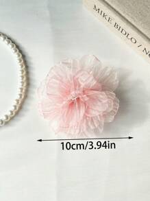 6 pièces Épingle à cheveux à fleurs artificielles de la série rose douce pour femmes, accessoire de coiffure de style Mori pour la mode, clips pour franges latérales, épingles à cheveux haut de gamme à fleurs convenant à un usage quotidien, accessoire capillaire, accessoire d'été, voyage, pinces à cheveux, barrette, pinces à cheveux