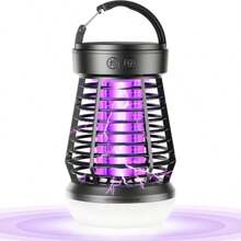 Electric Camping Light, Portable Electric Mosquito Killer USB Charging, 2-In-1 Insecticide - For Indoor And Outdoor Use, Mosquito Killer+Camping Light Mode - Kills Moths, Wasps, Mosquitoes, Etc., Rechargeable Mosquito Killer And Camping Light, 2000V UV Insect Trap, 395NM Light Trap And 720 ° Insect Attraction, For Indoor And Outdoor Use, Covering 300 Square Feet