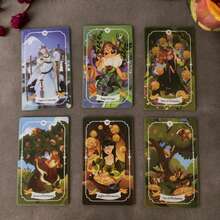 Wizard Magic Tarot, Large Size Cards, 12" X 7" Series, Family Gathering Entertainment, Tabletop Game, Board Game, Divination, Tarot Card Gift, Suitable For Christmas, Halloween And Thanksgiving Gifts For Friends - Wizard Magic Tarot - View 4