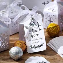 30 piezas Recuerdos de bautizo, 10 llaveros de ángel de recuerdo de fiesta de bautizo, 10 cajas de recuerdo de bautizo, 10 etiquetas de recuerdo de agradecimiento, regalos de fiesta de primera comunión (blanco) - Multicolor - Ver 3