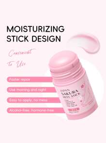 LAIKOU 1 Pc Moisturizing LAIKOU Japan Sakura Heel Stick, 40g Smoothed Foot Mask Crack Prevention Foot Moisturizer Skin Repair Remove Hard Skin Foot Care Products SPA Gifts For Girl Friend Makeup