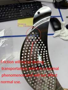 1 件装不锈钢挡水板过滤器，带嵌入式手柄，适用于家庭厨房，方便洗菜的挡水板，其他厨房工具 - 彩色 - 查看 2