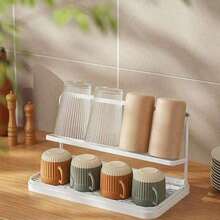 Desktop Storage Racks - 白色的 - 查看 6