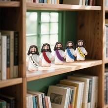 10/20个迷你耶稣玩偶，“耶稣爱你”，耶稣模型，小耶稣玩偶，捉迷藏游戏，周日派对礼物（颜色随机），迷你耶稣，基督教模型，小型模型，基督教模型，派对礼物，耶稣，模型，耶稣礼物 - 彩色 - 查看 6