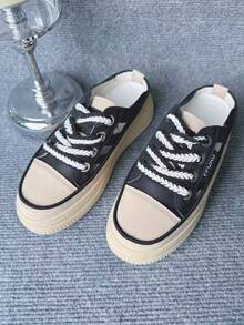 Women Fashion Comfortable Casual Shoes Sneakers For Travel, Daily Life - Khaki - View 6