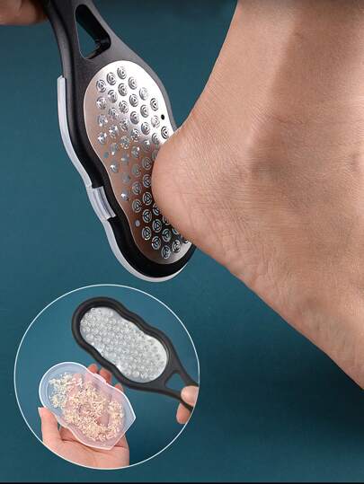 Foot Callus Remover Stainless Steel Coarse File Foot Rasp Foot Scrubber Dead Skin Remover Pedicure Tools