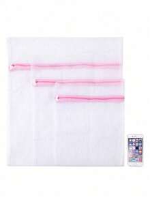 1/3 pezzi Sacchetti per lavatrice, retina per la separazione del bucato, sacchetti speciali in rete per lavatrice, borsa per il bucato antistrappo e antideformazione, borsa per lavaggio di reggiseni e biancheria intima, sacchetti in rete pregiata per capi delicati, sacchetti per il lavaggio con cerniera, borsellino protettivo per reggiseni e biancheria intima