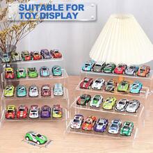 1 Set Of 8pcs Or 4pcs Large Clear Acrylic Risers, Transparent Rectangular Acrylic Display Stands, Decorative Cascading Display Rack, U-Shaped Acrylic Display Shelves, Cosmetic & Jewelry Display Stands - Multicolor - View 5