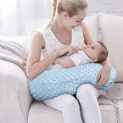 1 件柔软舒适哺乳枕套，适合男婴和女婴 - 不含枕芯