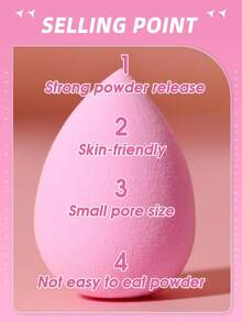 120pcs Makeup Sponges - Ultra Soft Skin-Friendly Makeup Sponge For Liquid & Cream Foundation - Self-Rising Cosmetic Sponges (Dry/Wet Use),Giveaways,Travel,Cheap Stuff,Travel Essential - Pink - View 4