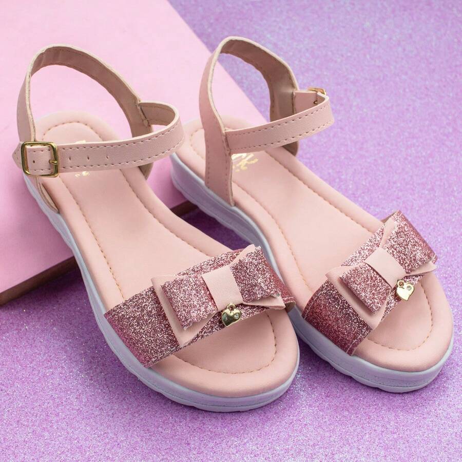 Kids Flat Sandals - 淺粉色 - 查看 1