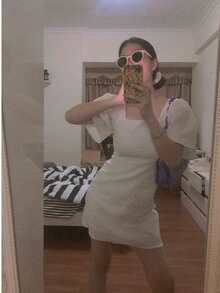 3 件/1 件白色织物弹性头带，不会对头发造成伤害，适合日常使用，休闲 - 白色 - 查看 4