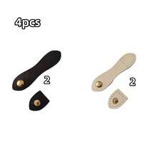 1/2/3/4/6pcs DIY Handmade Bag Leather Buckle Folding Sewing Accessories, Crochet/Wallet/Handbag Making Metal Buckle