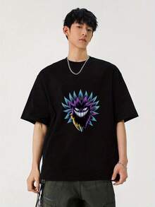 Men Sports Tees & Tanks - Negro - Ver 1