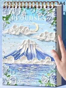 Libreta de bocetos con tapa dura artística, libro de bocetos para dibujo 16K, útiles escolares, de vuelta al colegio