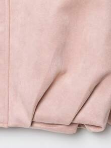 Chaqueta bomber de efecto casual para mujer, versátil para primavera y otoño - Rosa - Ver 7