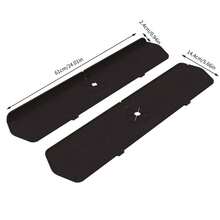 Alfombrilla de silicona para grifo de 30/24 pulgadas, protector de salpicaduras para fregadero, almohadilla de secado grande para grifo, protector de encimera para baño y cocina - Negro de 24 pulgadas - Ver 13