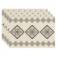 1/2/4/6/8pcs Digital Printed Placemats, Bohemian Pattern Printed Placemats For Dining Table Decor, Suitable For Daily Use, Festivals, Parties, Birthdays, Weddings, Dinners, Kitchen & Dining Room - Multicolor - View 14