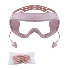 1pc Large Frame Swimming Goggles, Waterproof Anti-Fog High Definition Comfortable Swim Goggles With Earplug Set - Multicolor - View 11