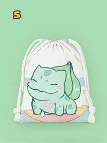 pokemon 1 Stück Pokemon Cartoon Kordelzugbeutel (kein Rucksack), geeignet für Männer und Frauen, kann zum Aufbewahren von Unterwäsche verwendet werden, ideal als Geschenk für Fans und Sammler zu Thanksgiving, Weihnachten und Geburtstagen