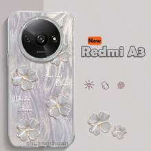 三合一 Redmi A3 屏幕保护膜、Redmi A3 手机壳、奶油纹理扎染心形手机保护套、相机镜头膜、荣耀 X8C 手机壳、Redmi 13c 4G、Realme C67 4G、I Tel A70 Smart 7、Smart 8、Smart 9、Infinix Note 50 Pro、Note 50、Redmi A5、Spark Go2、Smart 10、Spark 40 - 2# 3IN1 - 查看 3
