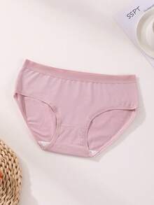 9件装女士三角内裤低腰无缝三角裤纯色舒适内衣内裤