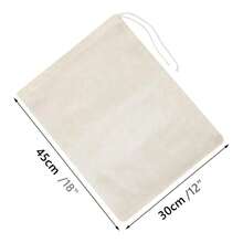 Bolsas de Tela de Queso Reutilizables para Filtrar Bolsas de Leche de Nueces Bolsas de Cold Brew Bolsas de Té Yogur Filtro de Café Bolsas Coladores - Albaricoque - Ver 10