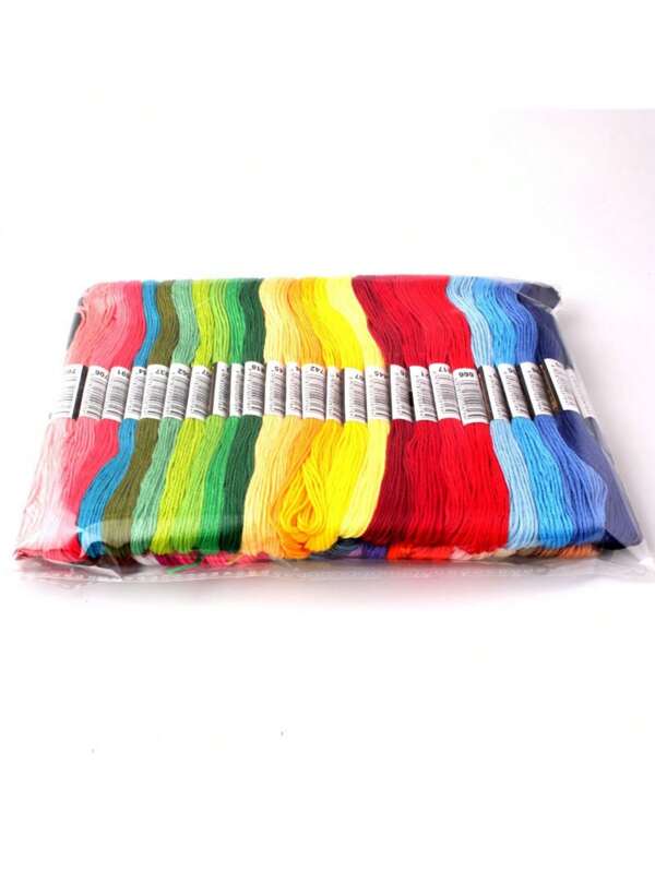 Assorted Cross Stitch Thread, Random Color Cross Stitch Floss For Embroidery And Handcrafting