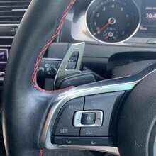 适用于高尔夫 7 MK7 GTI R 捷达 GLI 大众途观 Rline 汽车方向盘 DSG 换挡拨片延长贴纸汽车配件