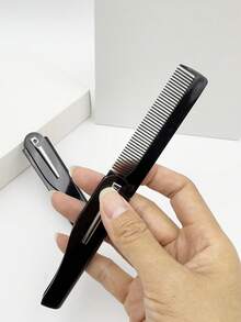 1 件黑色便携式口袋折叠梳、男士刀形胡须梳、女士可折叠旅行梳、返校、旅行度假必需品、女士发饰、刷子、发刷、边缘刷、刷头发、发梳、梳头发、顺发刷、球刷、迷你发刷、发刷套装、木梳、发刷、发刷、发梳、理发、美发工具、美发产品、发饰、光滑后刷、护发、发梳、理发配件、梳头发、卷发刷、旅行、美发用品、顺发刷、球刷、迷你发刷、发饰、卷发产品、美发设备、配件、圣诞节、理发配件、发饰、美发、木梳、梳子、光滑后刷、发刷、边缘刷、刷头发、发梳、发刷套装、梳子头发、迷你发刷、顺发刷、美发产品、美发工具、美发用品、护发、卷发刷、理发器、理发配件、美发设备 - 黑色 - 查看 6