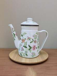 1pc 复古搪瓷咖啡壶 手冲壶 细口壶 家用茶壶 冷水壶 油壶 煮茶壶 奶茶壶 家用手冲咖啡壶 搪瓷水壶 耐热茶搪瓷茶壶 搪瓷咖啡壶 厚搪瓷油壶 怀旧餐厅茶水壶 奶茶水壶 回到学校 - 芳香咖啡壺 - 查看 11