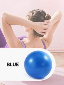 健身球小型瑜伽球，9 英寸迷你普拉提球，防爆防滑迷你瑜伽球，用于稳定、健身、物理治疗、伸展和核心力量锻炼，适合家庭健身房和办公室，平衡、稳定、伸展，基本型号