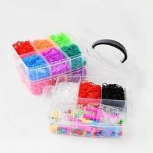 全新彩色松紧带编织礼品套装，各种彩色橡皮筋及零件，适合制作手链、手机带、包带、吊坠，是各种场合和生日的最佳礼物 - 彩色 - 查看 7