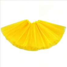 1pc Classic Elastic 3-Layer Tulle Skirt For Women, Teens, Adults , Suitable For All Seasons, 30cm Tutu Skirt, Small Waist Semi Transparent Stage Skirt, Ballet Skirt, Dance Skirt, Performance Dress, Macaron Color Fluffy Skirt,Breathable Mesh, Christmas Skirt, Half Body Skirt