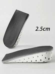 1 Pair Breathable Increased Height EVA Elastic Insoles For Men And Women Athletic Shoes, Women Shoes, Men Sneakers, Winter Shoes