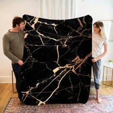 Luxury Marble Texture Flannel Blanket, Essential Choice For Modern Home Decor, Adds Elegance And Warmth To Your Space, Bringing Artistic And Comfortable Living Experience