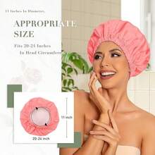 Shower Caps - Orange Pink - View 4