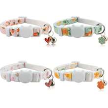Cat Collars With Bells, Breakaway Kitten Collar, Cute Kitty Collar , Pet Supplies Accessories - Green - View 1