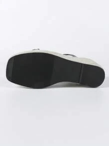 Women Fashion Sandals Minimalist Wedge Heel Summer Slippers