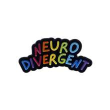 Insignia de esmalte "NEURO DIVERGENT" - Alfileres de solapa, insignias, broches para mochilas, ropa de mujer, regalos, joyería, accesorios de moda