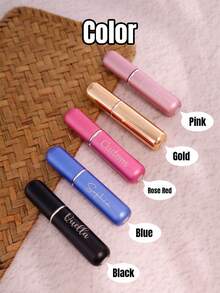 LICVIC Custom Name Perfume Bottle,Personalized Travel Perfume Bottle Refillable,Customized Mini Perfume Bottle,Customizable Bridal Party Gifts,Birthday Gifts,Bridesmaid Gifts,Multifunctional,Travel,Portable,Liquid Bottle,Suitable For Men,Women,Besties,Girlfriends,Boyfriends,Colleagues,Exquisite,Unique GiftsChristmas Beauty Accessories