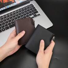 Men's Minimalist Solid Color Wallet & Card Holder With Multiple Card Slots For Men Wallet Mini Wallet Purse Wallet Card Wallet School Supplies