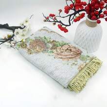 Rama Decorations 1pc Portable Soft Floral Striped Rug Mat, 70*110cm Home Decor Carpet - Multicolor - View 4