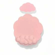 2pcs Cloud Shaped Wrist Rest Mouse Pad - Ergonomic Desk Computer Office Gaming Home Mouse Wrist Pillow, PU Foam Soft Support To Relieve Pain, Suitable For Home Office Computer