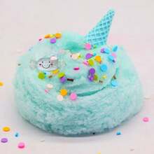 大容量100ML糖果史莱姆、丝绸史莱姆、绘画史莱姆、彩色史莱姆、丝绸史莱姆，减压玩具，新学期最佳礼物。圣诞节和万圣节礼物，派对礼物。【配件和包装贴纸图案随机】（配件在罐内。） - 彩色 - 查看 9