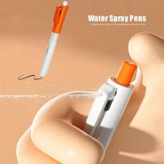 1 支水枪笔，按压喷水，恶作剧圆珠笔，学生水枪书写笔，玩具学生中性笔，学校用品，返校